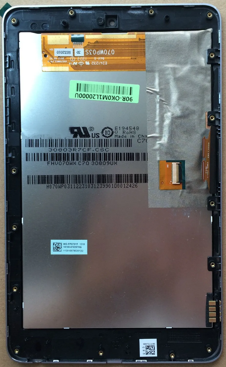 ЖК-дисплей со светодиодным сенсорным экраном и дигитайзером стеклянной рамкой