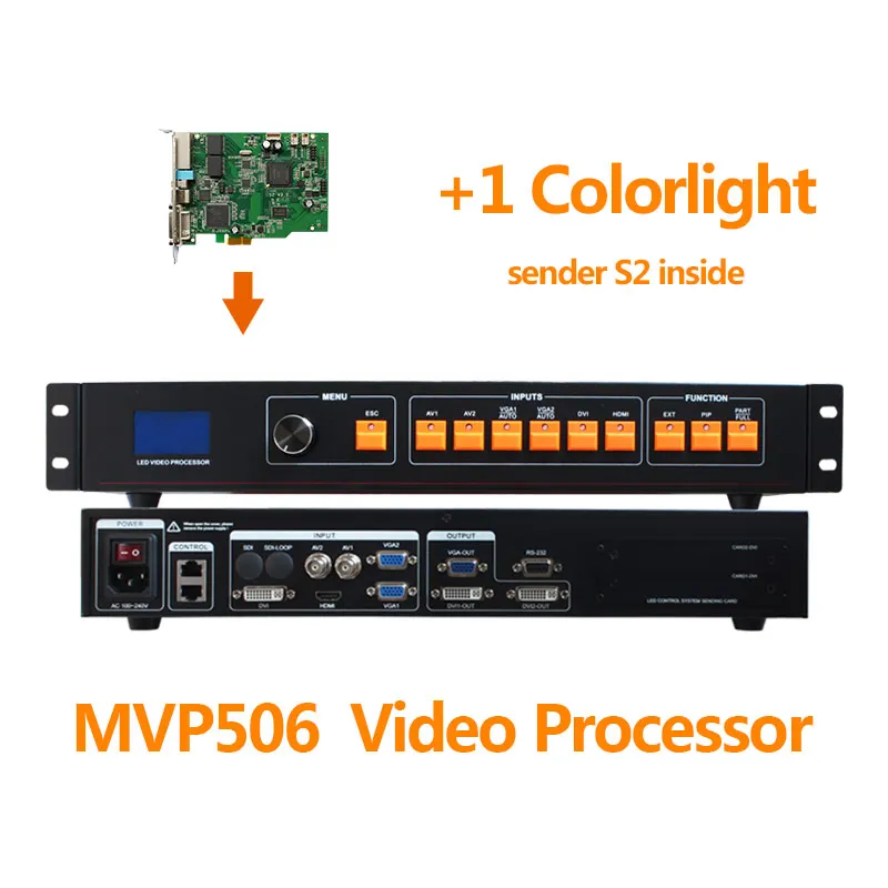 Светодиодный видеопроцессор HD со светодиодной панелью вроде vdwall lvp505