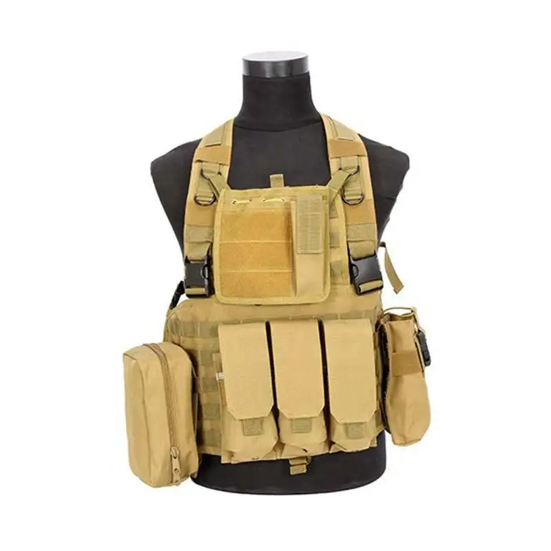 Мульти Карманы камуфляж Molle тактический жилет страйкбол стрельба боевое