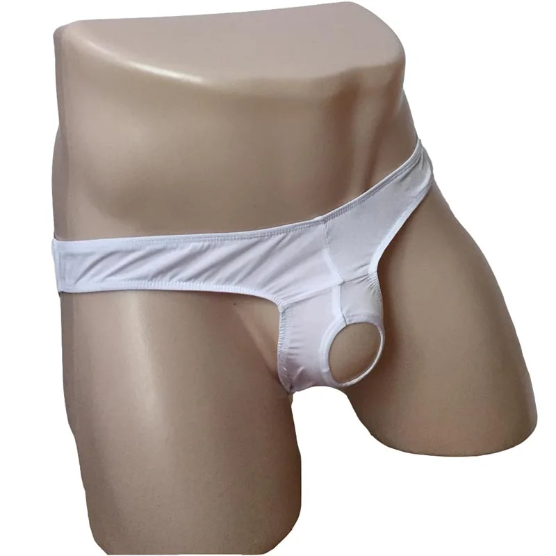 Мужское сексуальное нижнее белье гладкое открытая попа Короткие стринги