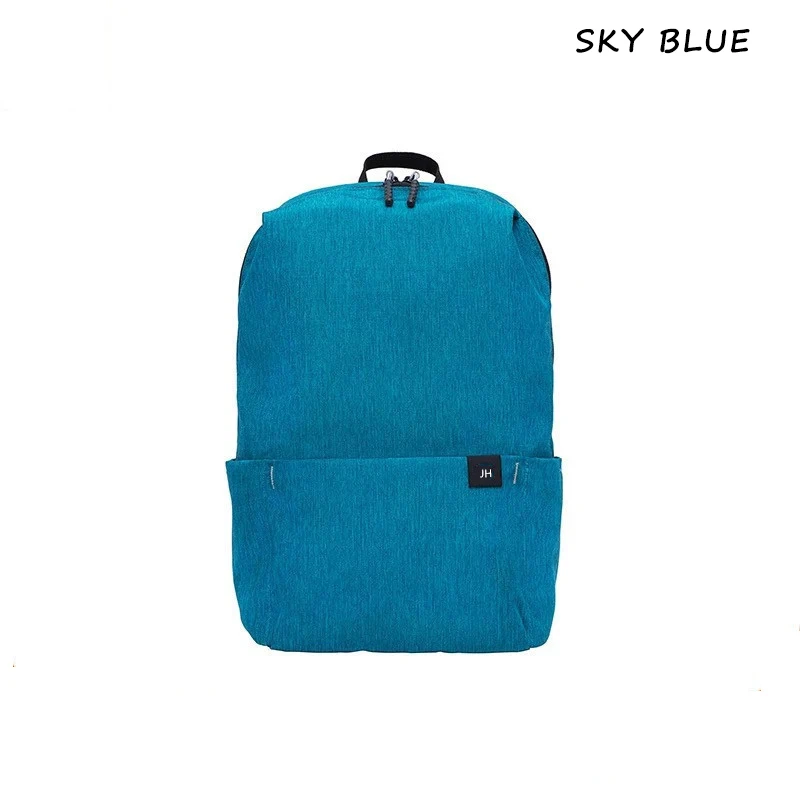 6 цветов водонепроницаемый простой рюкзак женский цветной яркий мини-рюкзак 10L