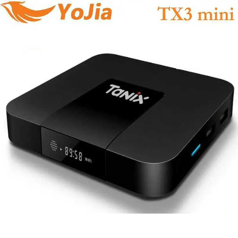 Смарт Android 8,1 ТВ приставка TX3 мини Amlogic S905W 2GB16GB четырехъядерный H.265 4K 2,4 GHz WiFi медиаплеер ТВ приставка tanix TX3 мини 1GB 8GB