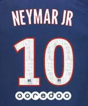Super A PSG Ligue 1 VERRATTI DI MARIA MBAPPE CAVANI NEYMAR JR печатный номер горячее тиснение нашивки значки