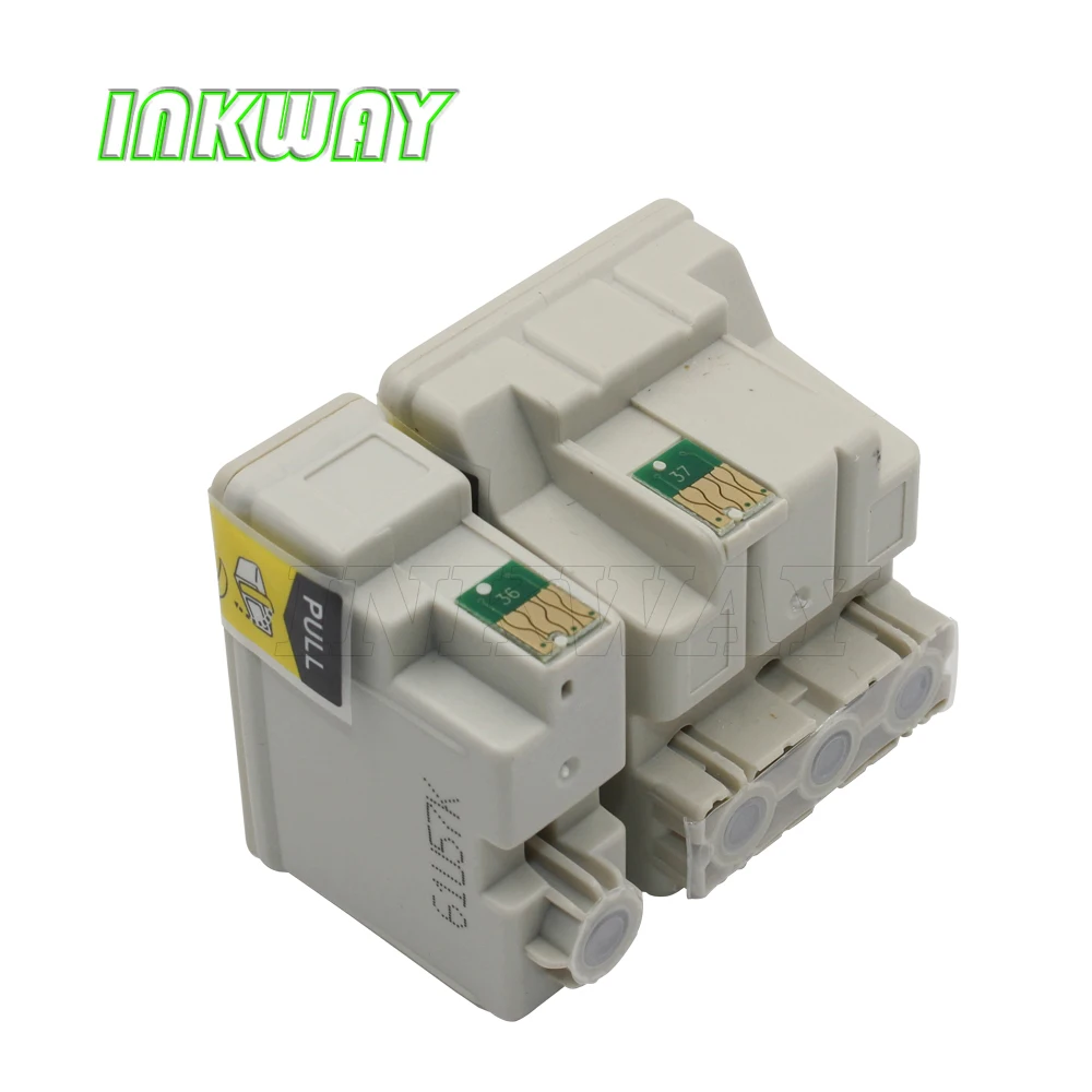INK WAY 2 PACK T036 T037 Compatible Ink Cartridges for Stylus C42UX C44UX C46 with chip and ink | Компьютеры и офис