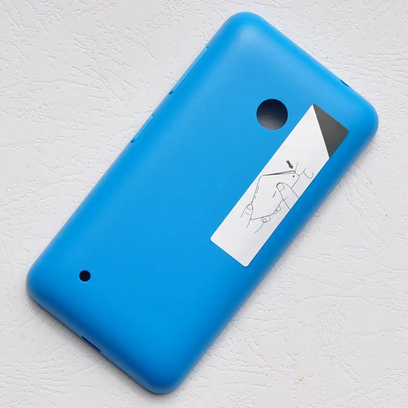 blue BINYEAE пластиковый чехол для батареи редкий корпус для microsoft Nokia Lumia 530 чехол-накладка с боковыми кнопками 530 сменная деталь - Цвет: blue