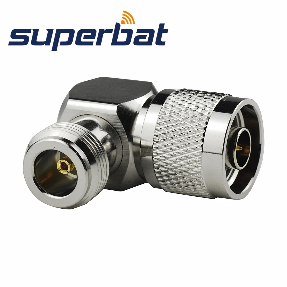 Superbat N-Type Adapter N Male to Female Right Angle RF Coaxial Connector | Мобильные телефоны и аксессуары