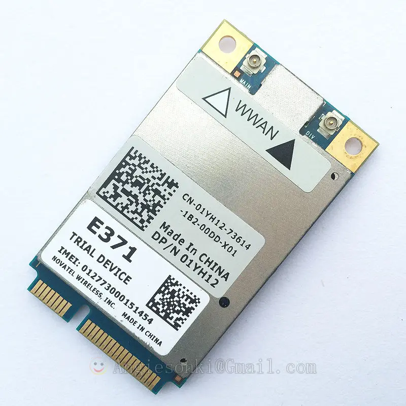 DW5804 4G WWAN LTE мобильный широкополосный 01YH12 E371 PCI-E 3G/4G WLAN WCDMA модуль модем для Dell 850 / AWS