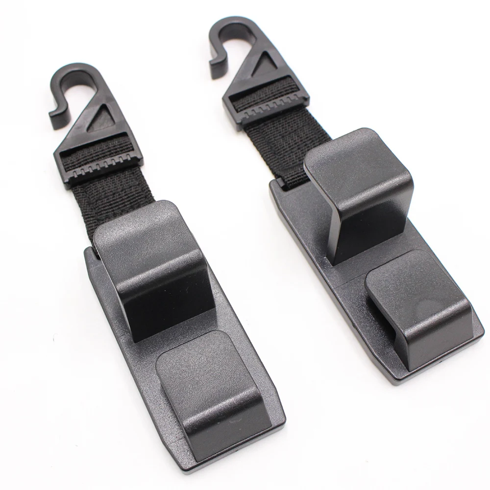 

Universal Car Headrest Hook Car Back Seat Hanger Multi-function Beverage Rack for Bag Handbag Purse Grocery Cloth Easy Install