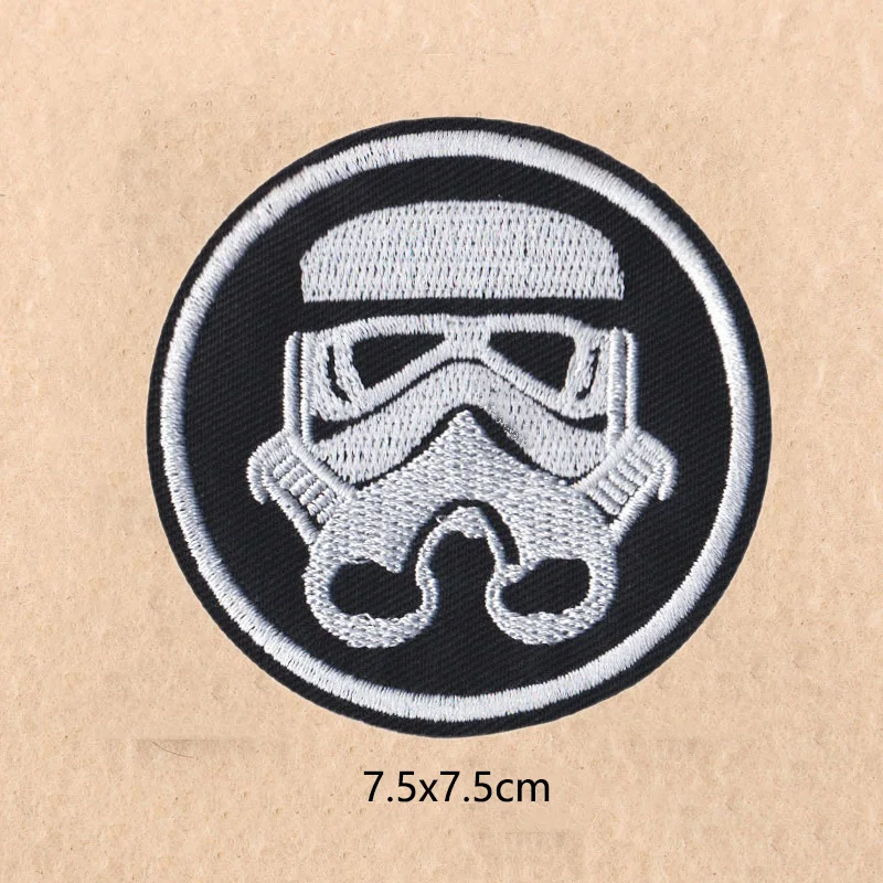 Stormtroopers Нашивки «Звездные войны» с вышивкой «сделай сам», нашивки «Железная одежда», тканевые нашивки в полоску с аппликацией - Color: Stormtroopers