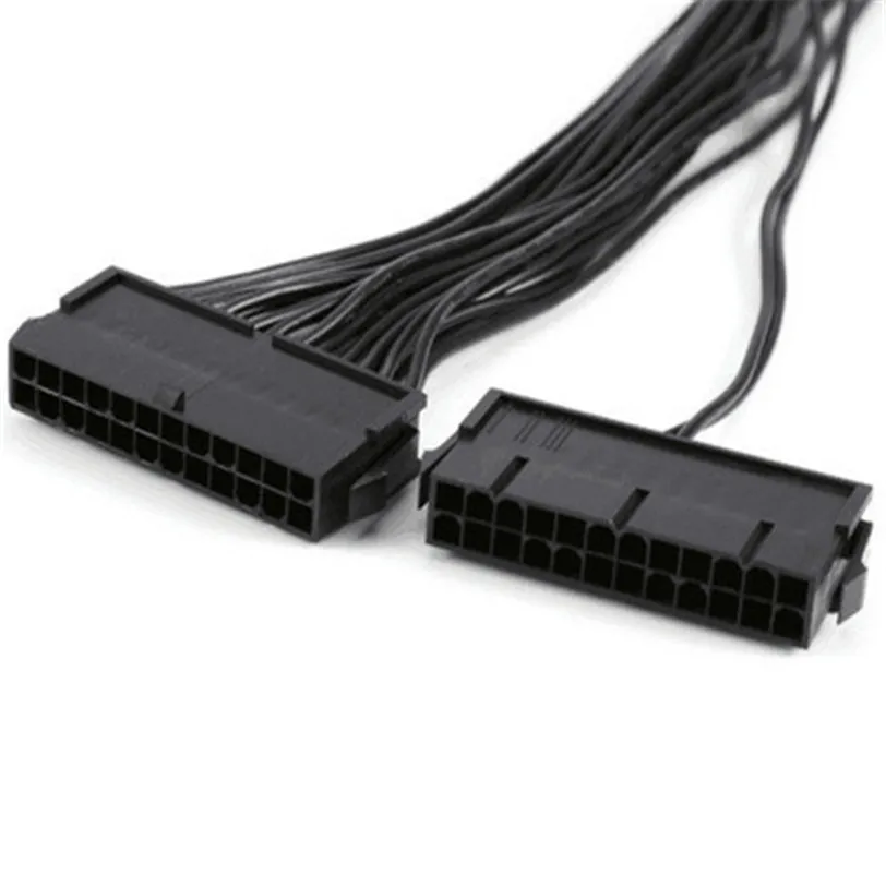 ATX 30 см 24-контактный двойной блок питания Материнская плата адаптер