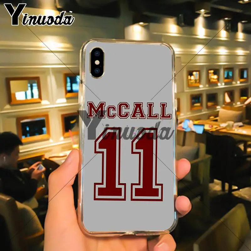 Yinuoda Teen Wolf TPU Мягкий силиконовый чехол для телефона iPhone 6S 6plus 7 7plus 8 8Plus X Xs MAX 5 5S