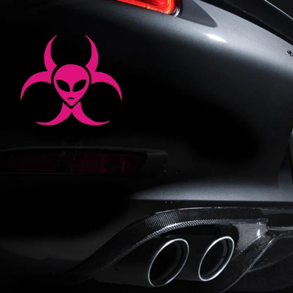 Забавные автомобиль персонализированные наклейки стикеры biohazard внеземной |