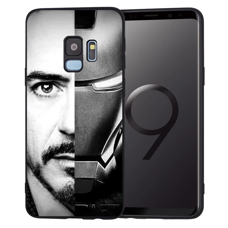 Мягкий чехол Marvel для samsung Galaxy Note 9 8 S9 S8 S10 Plus S7 Edge S10 Lite Venom Deadpool Человек-паук защитная задняя крышка