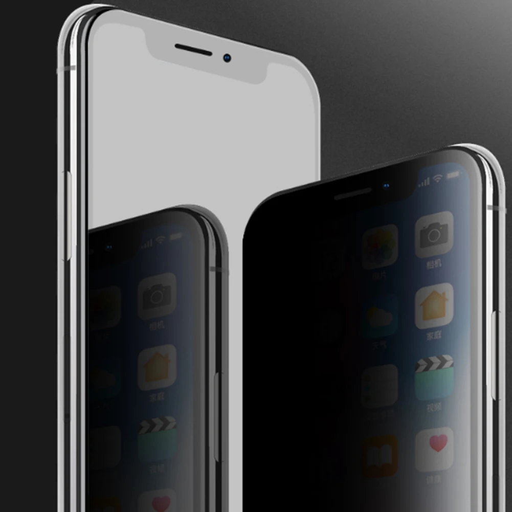 Защита для экрана из закаленного стекла iPhone XS MAX XR X Антибликовая пленка защиты