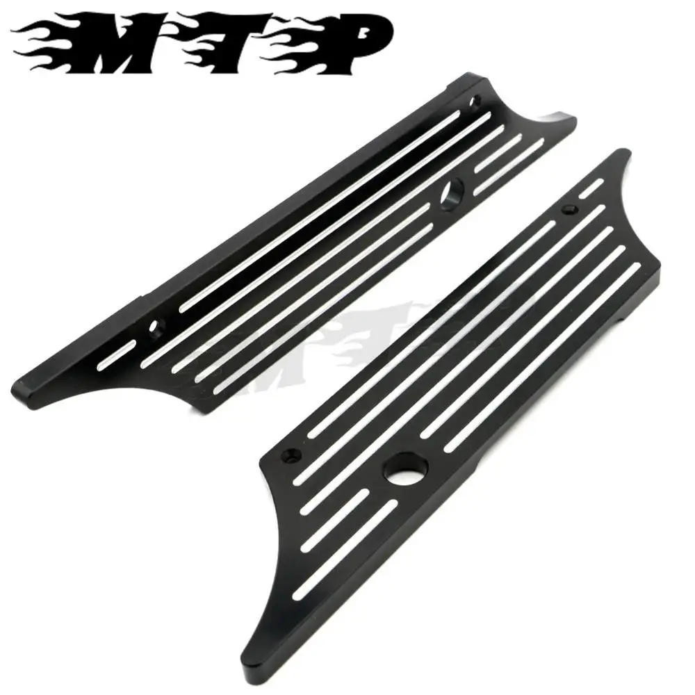 Хромированный/черный чехол сумка с ЧПУ для крепления на седле защелка Harley Touring Road