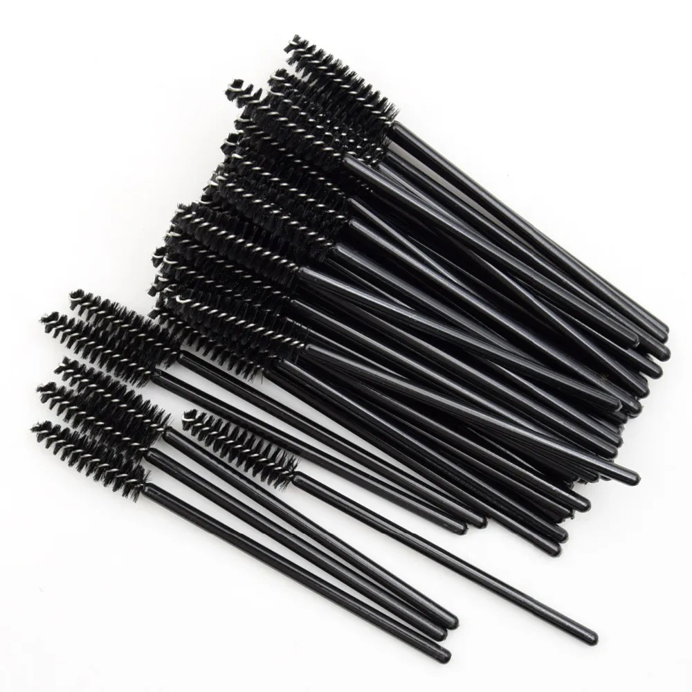 50pcs Eyelashes Brushes Makeup Brushes Eyelash Extension Disposable Mascara Wands Applicator Eye Lashes Cosmetic Brush Makeup