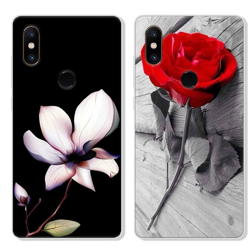 For Xiaomi MIX 2S Phone Case Cartoon Shell Personality Cover Silicone Soft TPU mi max 2s Mobile Bendable |