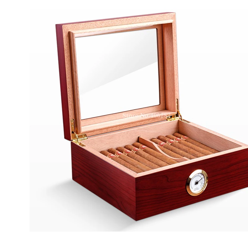 50 шт. большая емкость кедрового дерева ящик для сигар сигарный из твердой