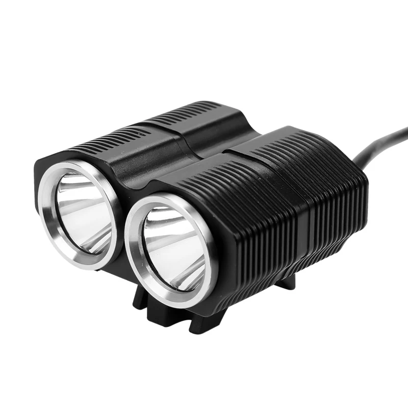 BIKEIN 2000 люмен 2 x XML L2 светодиодный передний свет яркость фары фонарик 4800mAh