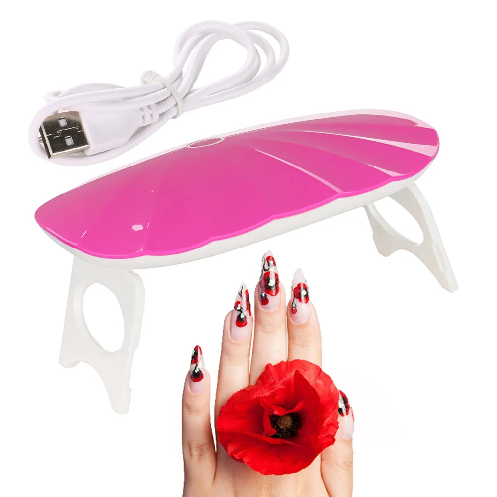 Профессиональный уход за ногтями USB 6 W светодиодный лампы Nail Сушилка отверждения машина инструменты УФ-Сушилка для ногтей свет лампа для лака гель MARC28