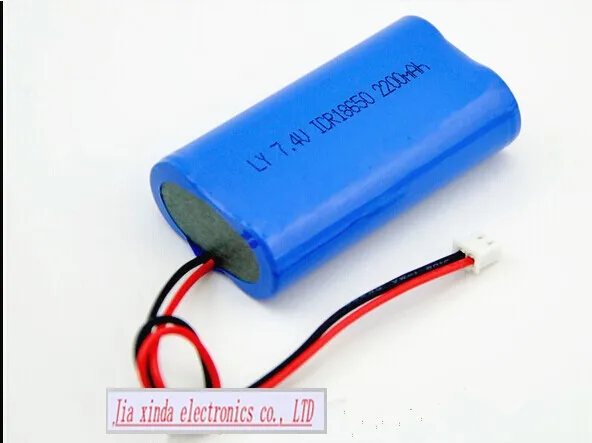 Горячая новинка 18650 7,4 V 2200mah громкоговоритель перезаряжаемый литиевый аккумулятор 18650 7,4 V 2200mah литий-ионный аккумулятор