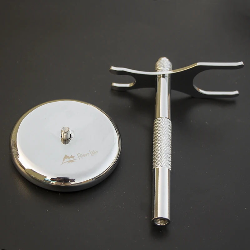 Мужская подставка для кистей бритья барсука двусторонняя безопасная прямая