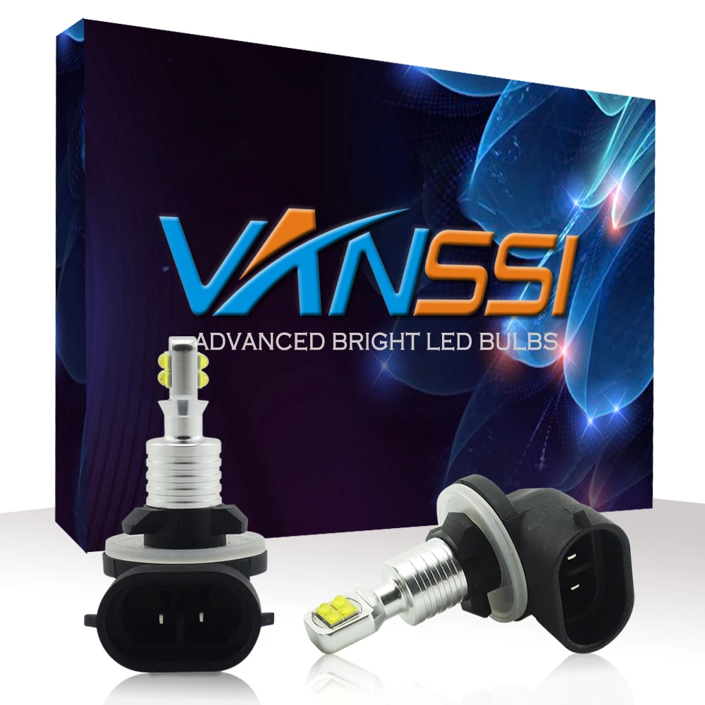 VANSSI 2x881 H27 светодиодный противотуманный светильник 5x8 Вт высокомощный чипсет