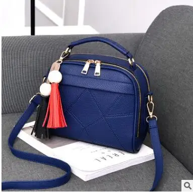 Модные женские маленькие кожаные сумки через плечо сумка-мессенджер для девочек