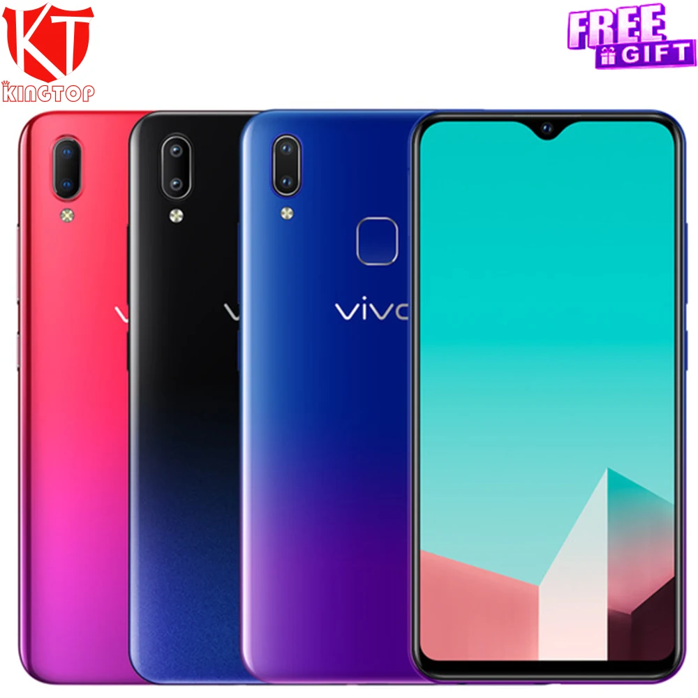 Мобильный телефон Vivo U1 6 2 дюйма 64 Гб ПЗУ 4030 мАч Восьмиядерный Android 8 1 0 МП + 13