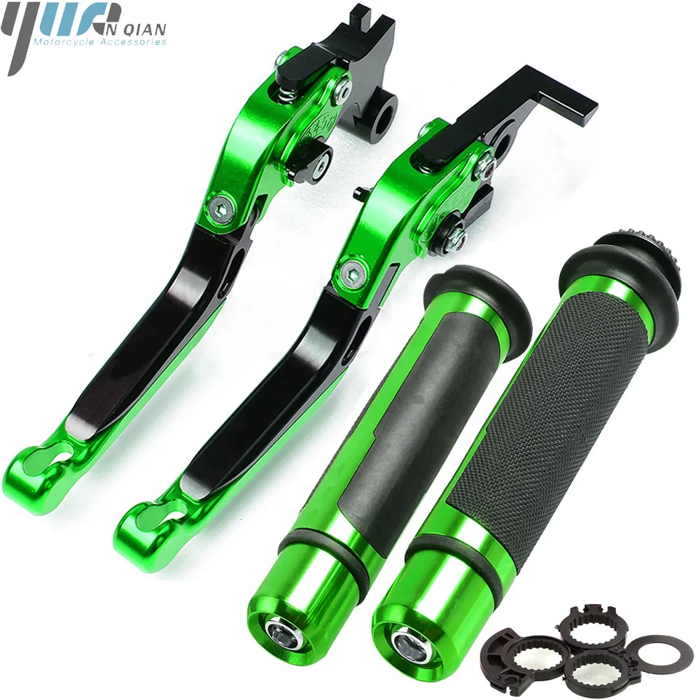 CNC регулируемые складные Тормозные ручки сцепления для Kawasaki NINJA250/300R Z250/Z300/VERSYS 300X 08