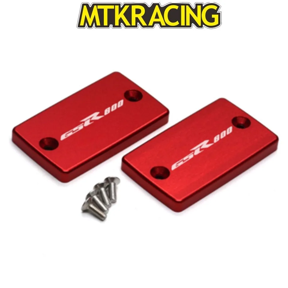 MTKRACING для SUZUKI GSR 600 2006-2011 GSR 600F 1993-2006 2 шт мотоциклетный алюминиевый бачок тормозной жидкости для переднего колеса Крышка GSR600