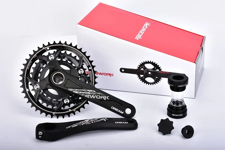Mtb велосипедная педаль RACEWORK 22-32-44T на CNC 104 BCD велосипедная ручка 170 мм для 27/30 велосипедных скоростных частей