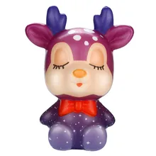 Мягкие игрушки Kawaii Рождественский олень медленно растущий