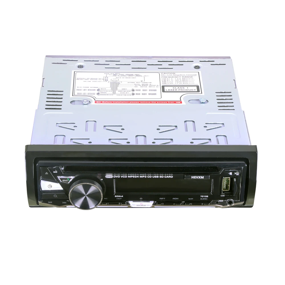 7010B 1din 12В автомобильный DVD плеер Автомобильный аудио CD многофункциональный VCD с