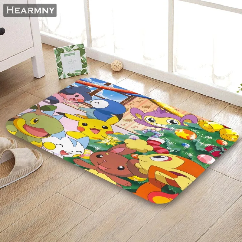 HEARMNY Новое поступление коврик Pokemon Аниме Коврик для дома машина сделанный Противоскользящий Коврик Гостиная/Прихожая ванна коврик для детей подарок - Цвет: 2