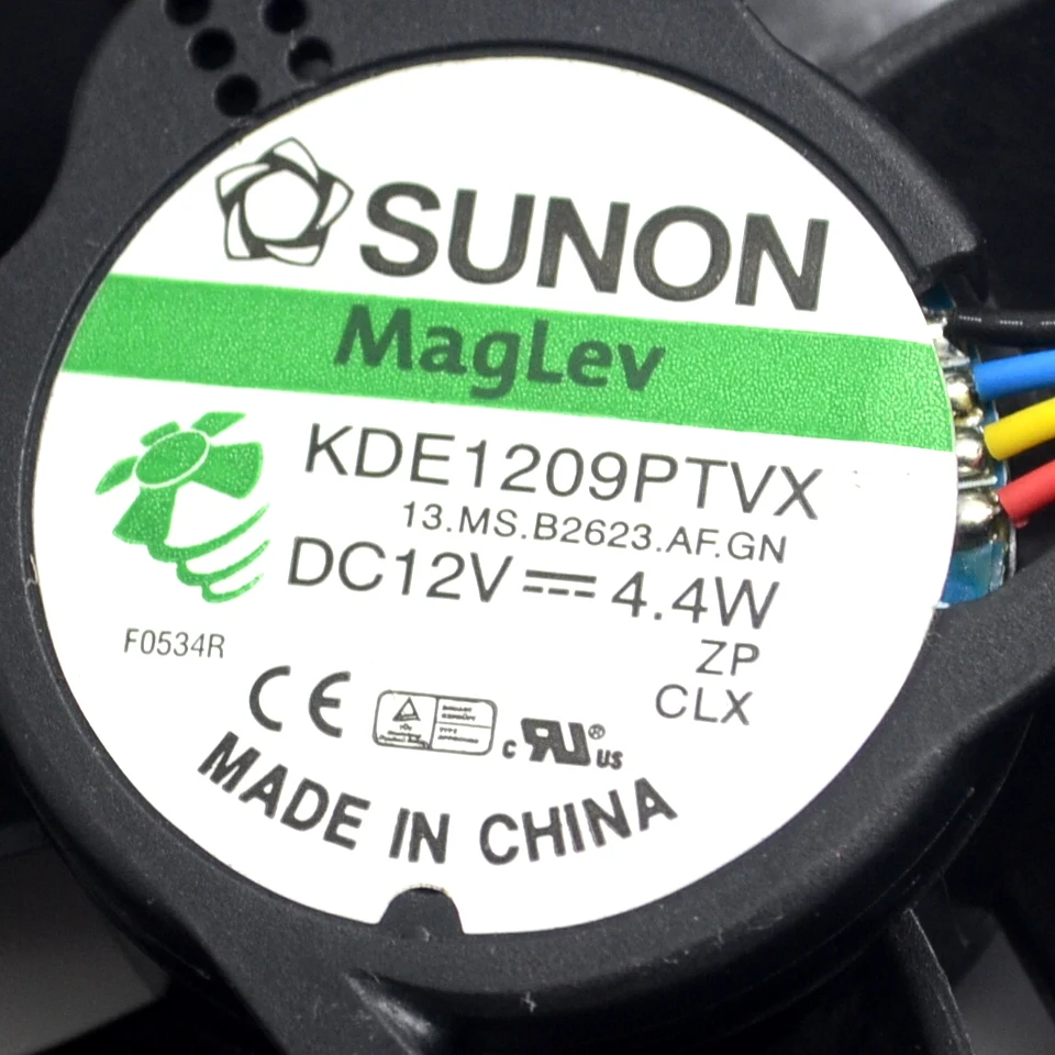 2 шт. Круглый Вентилятор для процессора KDE1209PTVX 4 Вт контакта 12 В постоянного