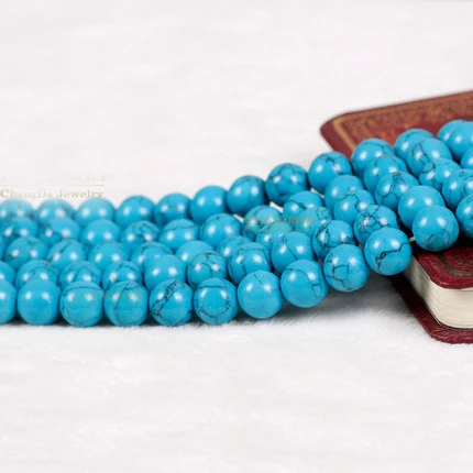 STENYA 6 мм синее драгоценное украшение из природного камня мужской браслет