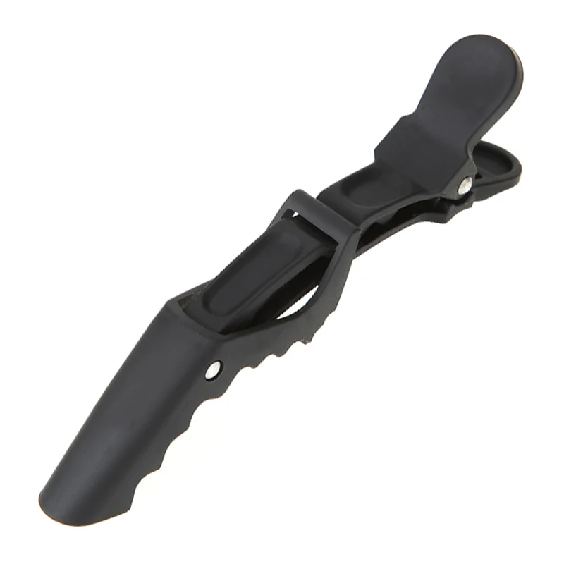 6 шт. парикмахерские шпильки зажимы для волос матовая секция черная пластиковая