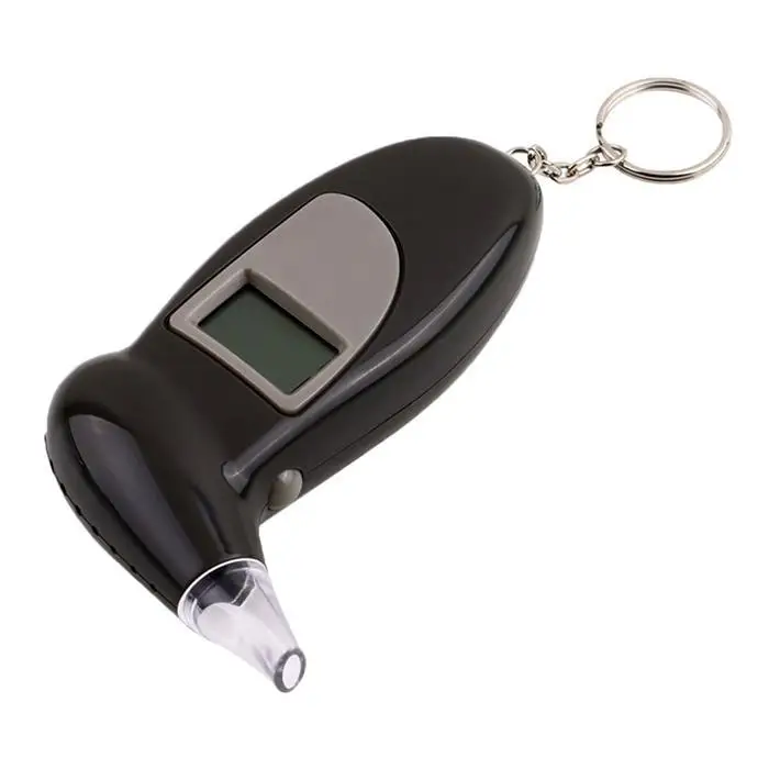 Digital Alcohol Breath Tester Analyzer Detector With Black Gray Keychain 0.01% BAC(0.1g/l) | Автомобили и мотоциклы