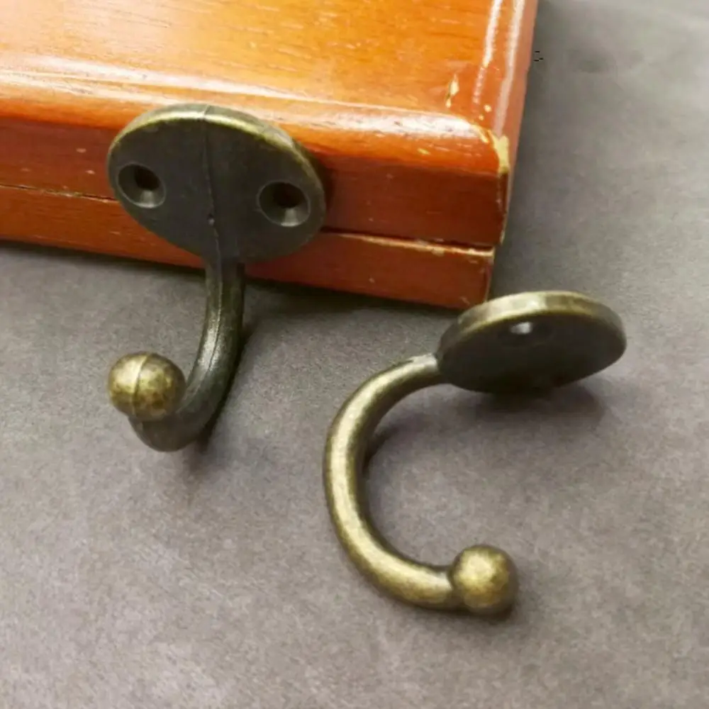 5 шт. Бронзовый настенный крючок для ванной комнаты кухни пальто однотонный