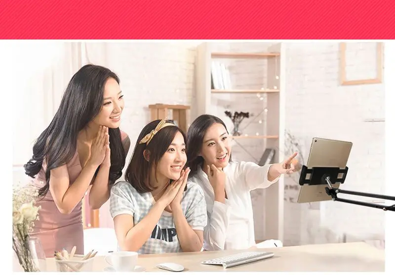 Гибкий Держатель для планшета для ipad 6 Air Mini Pro, для iPhone 11 pro, Xiaomi, длинная рука, ленивые люди, кровать, настольная для 4-12,9 дюймов