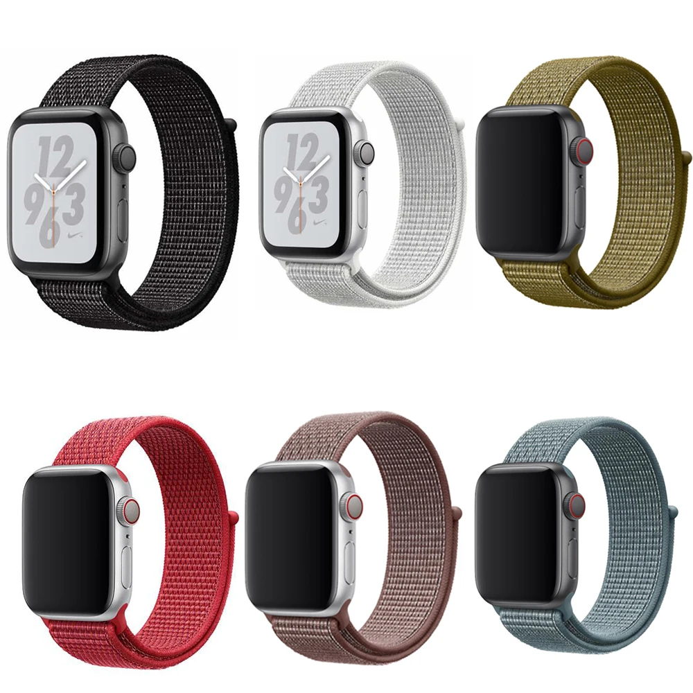 Новейшая нейлоновая петля для наручных часов Apple Watch версии 40 мм 38 версия тканый