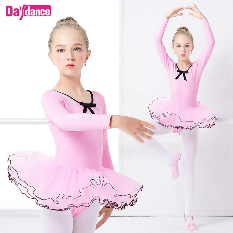 Girls Pink Ballet Tutu Dress Dance Costumes Soft Tulle Skirted Dancing Clothes Leotards | Тематическая одежда и униформа