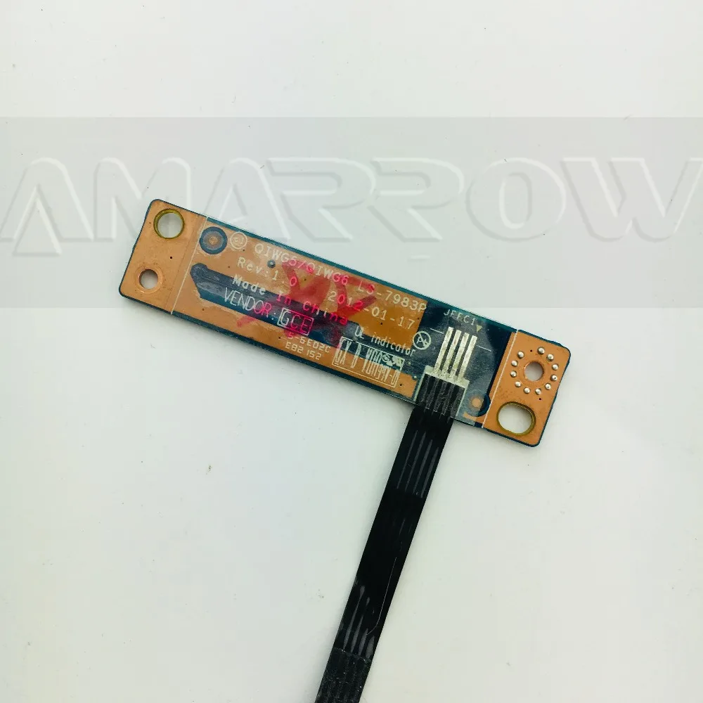 Плата кнопки питания для lenovo G480 G485 N580 N585 G585 G580 P585 кабель LS 7983P 12 см/19