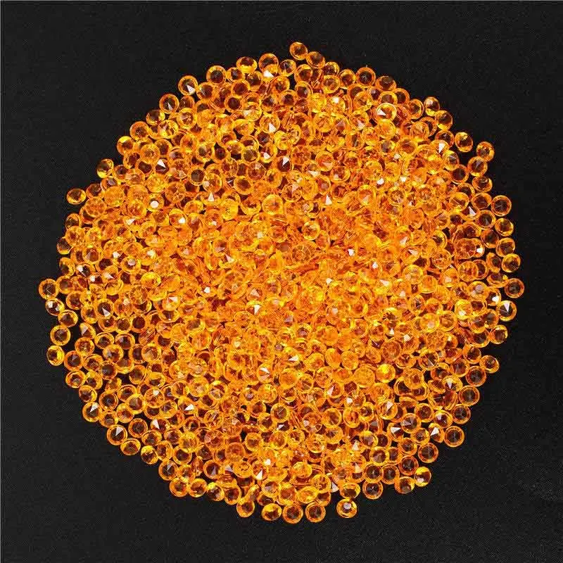 2PD-62463-21 1000 шт 3,8 мм акриловое конфетти с бриллиантами для свадебной вечеринки, праздничное украшение, прозрачные кристаллы, украшение для рукоделия, 62463 - Цвет: 2PD-62463-21