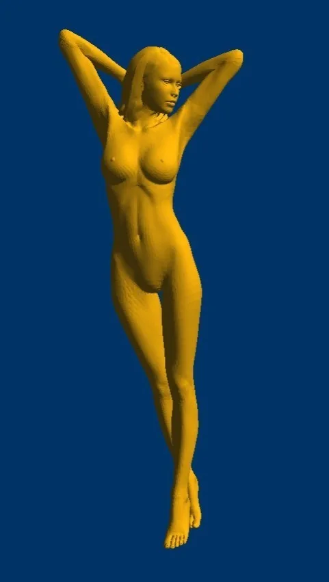 Новая 3D модель для cnc резной фигуры скульптурный станок в формате STL naked woman 1|3d model