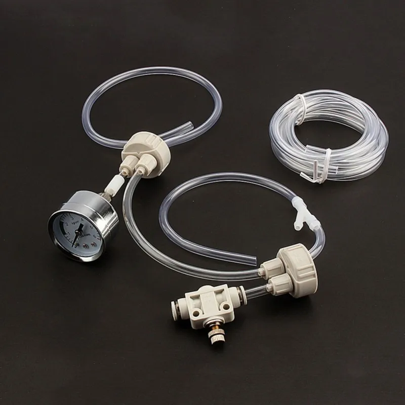 Аквариум DIY CO2 генератор системы комплект с регулировкой потока воздуха давления воды тихий фильтр-водопад для аквариума Аквариум Co2 клапан Домашние животные поставки
