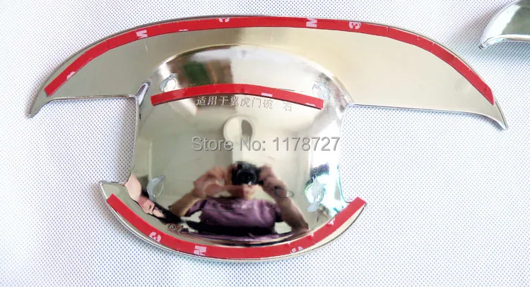 Высококачественная хромированная крышка для дверной ручки Kuga ABS + чаши подходит