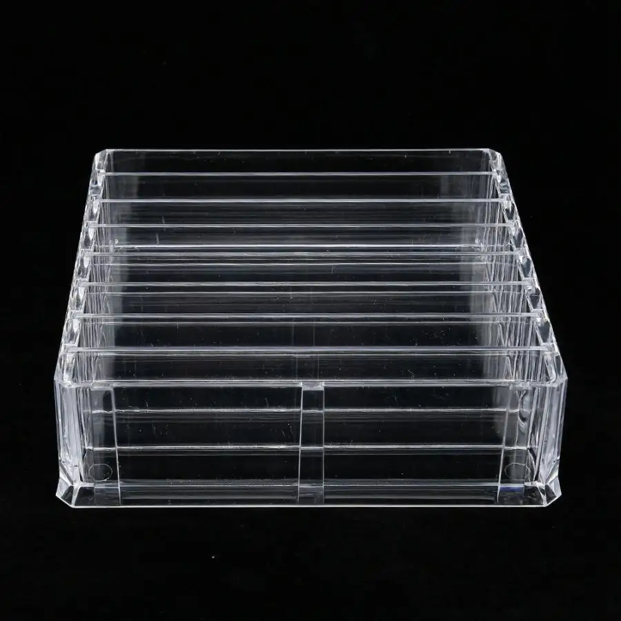 Настольный акриловый Органайзер с 8 слотами макияж помада тени для век палитра