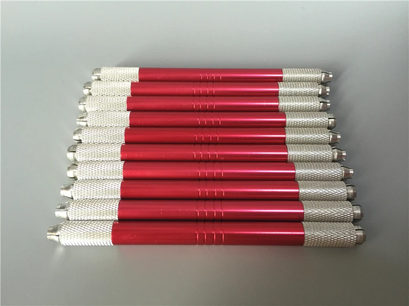 100 шт. ручная косметика для бровей микроблейдинг ручка татуировки 3D машинка